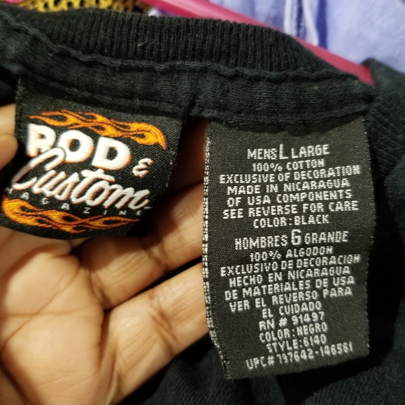 Rod & Custom long-sleeved T shirt L - Picture 4 of 4